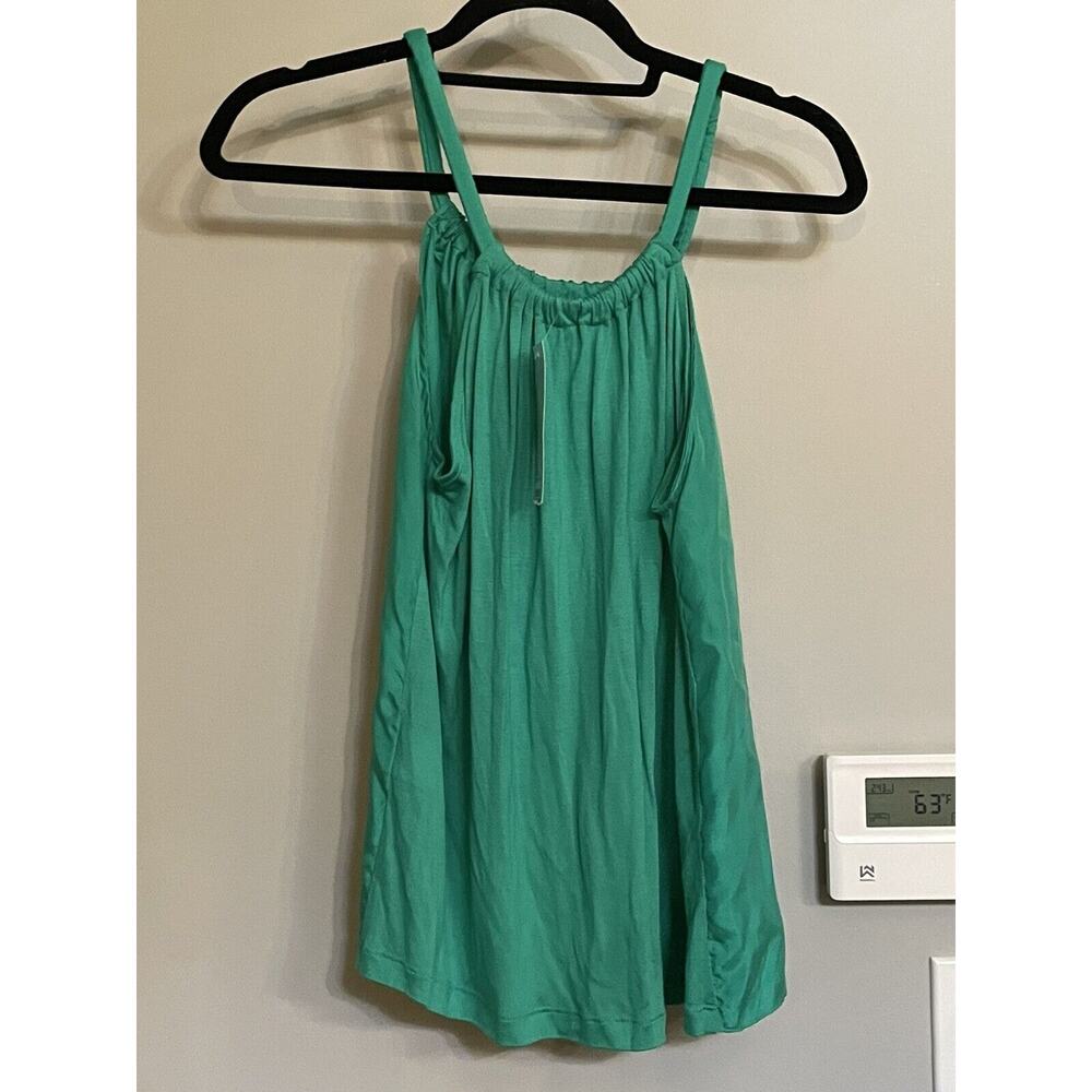 Kookai Miranda Top Cruz‎ Green Tank Size 2 Camisole New